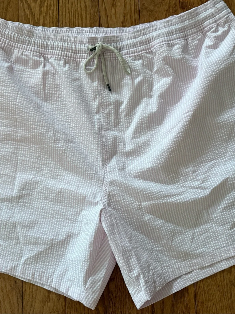 POLO RALPH LAUREN Swim Trunks Size 2XB NWOTTraveler Short Pink Stripe Seersucker